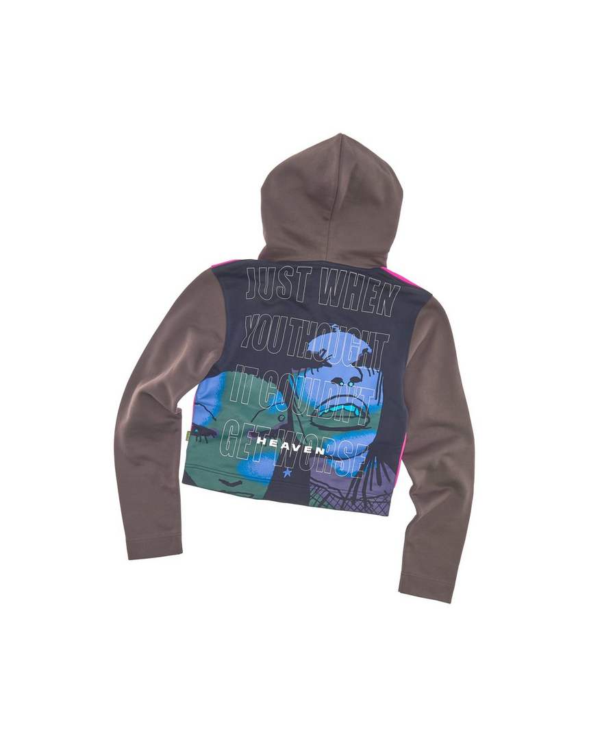 bluza z kapturem smitten zapinana na zamek
