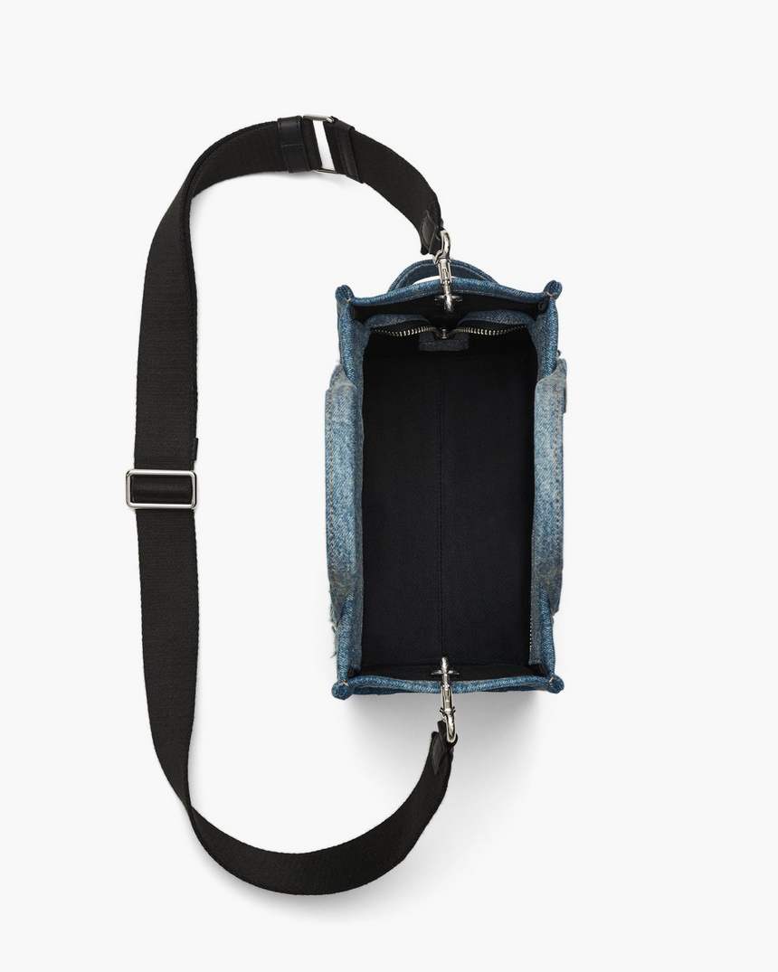mała torba typu tote z dżinsu rip and repair